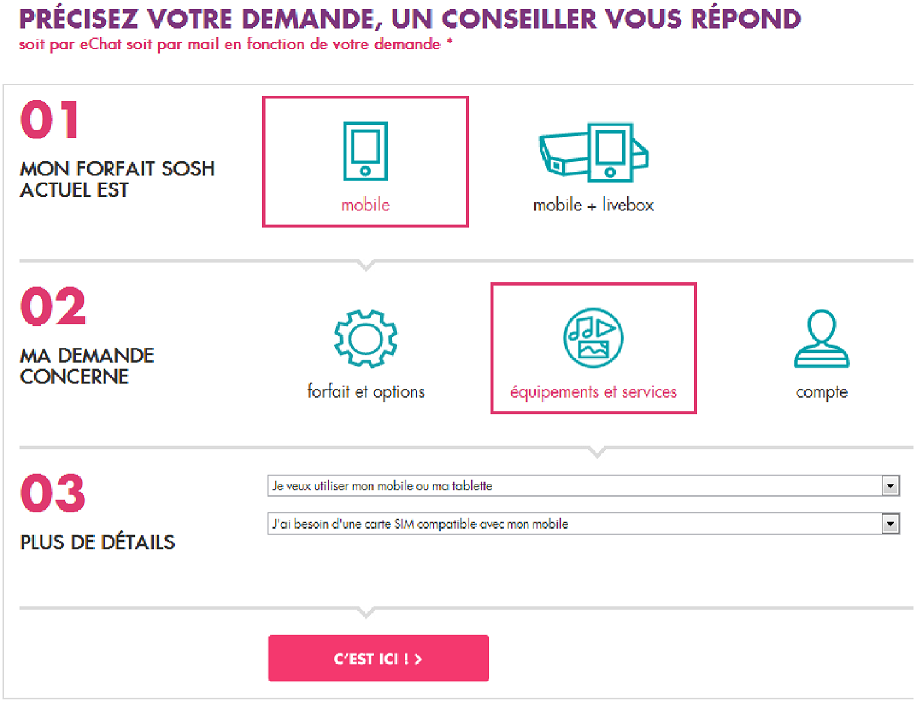 comment avoir une nouvelle carte sim sosh