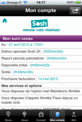 espace client sosh