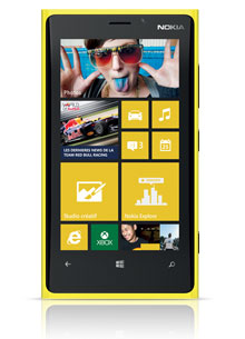 Nokia Lumia 920 jaune