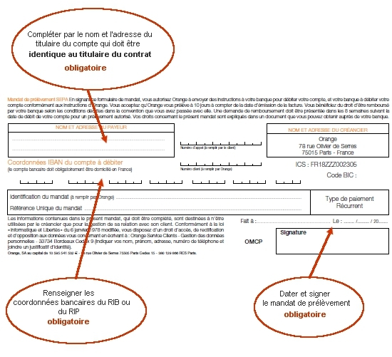 Comment remplir un mandat SEPA ? - SOSH