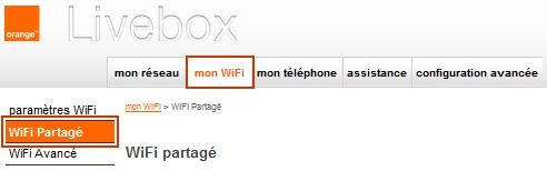 interface de la Livebox 2