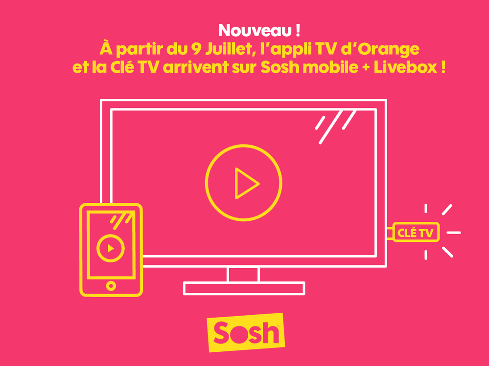 Orange annonce le lancement de « La Clé TV » pour 39€