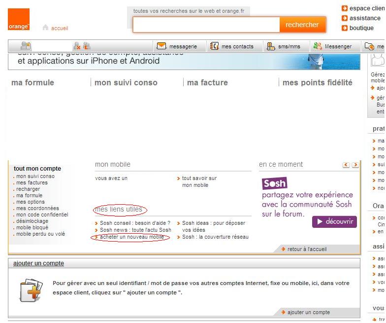 Achetez un mobile lorsque vous êtes client Sosh ! Communauté Sosh