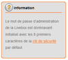 mot de passe livebox