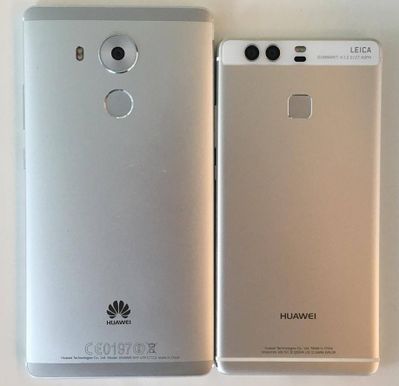 Huawei Mate 8 vs P9 de dos.jpg