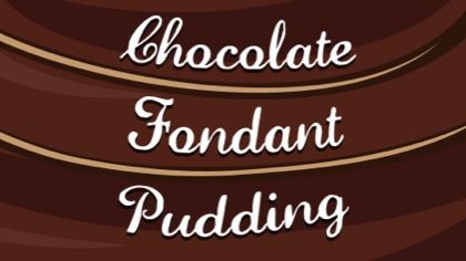 chocolate fondant pudding