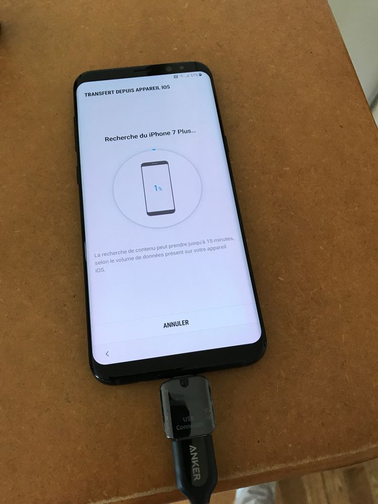 Smart Switch s'occupe de faire le transfert entre votre ancien smartphone et votre nouveau Samsung S8+