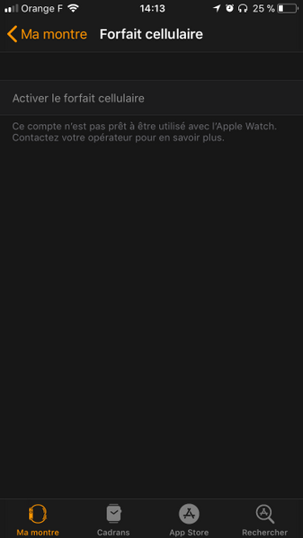 sosh apple watch cellulaire