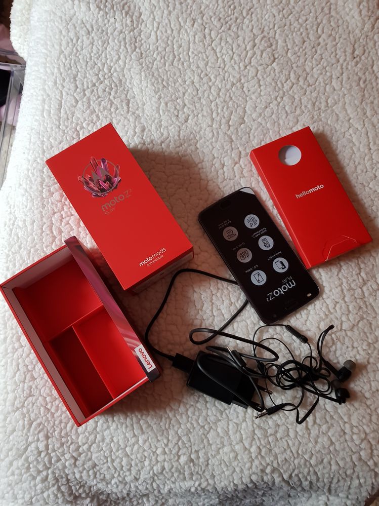 Contenu de la boite du téléphone