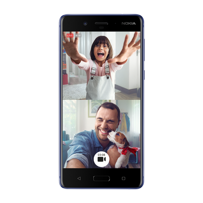 Nokia 8 Polished Blue_Front_Puppies.png