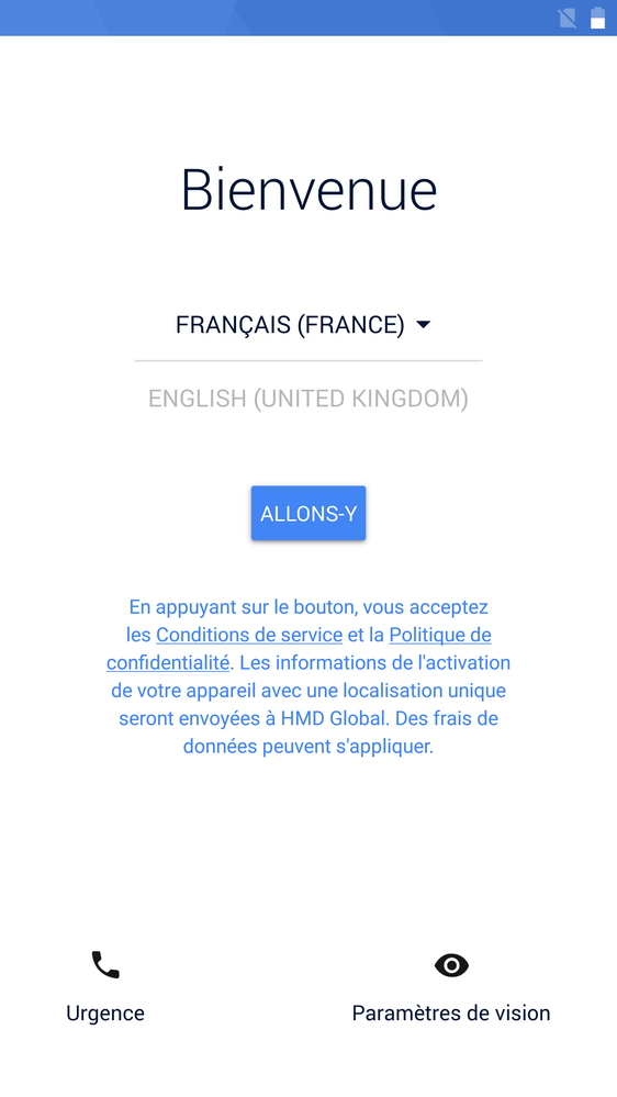 Premier ecran, premier lancement (quelle emotion)