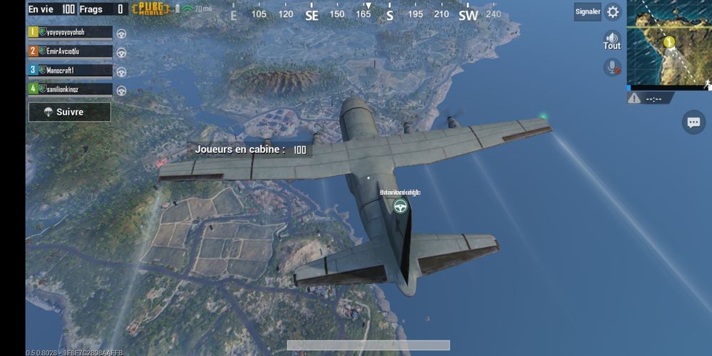 un célèbre jeu Battle Royale en mobile