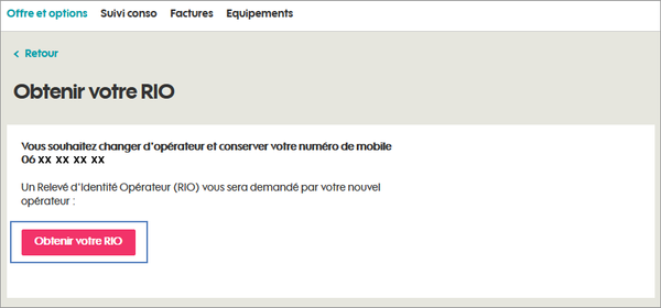 Obtenir Le Rio Fixe : Porter mon numéro fixe au moment de l’inscription ...