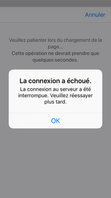 Quand je fait ajouter un forfait j'ai ça