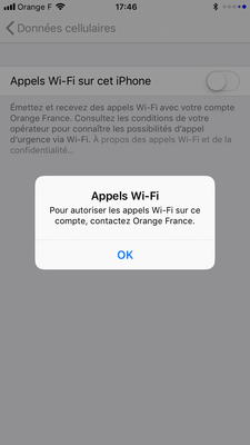 Appels Wi-Fi