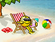 Smiley à la plage.gif
