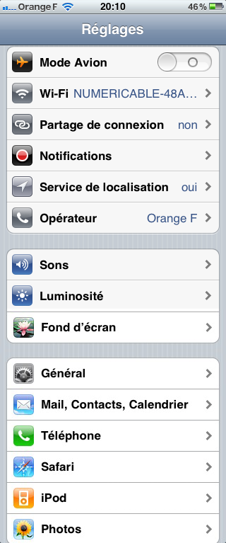 101.Menu Réglages avant VPN.png