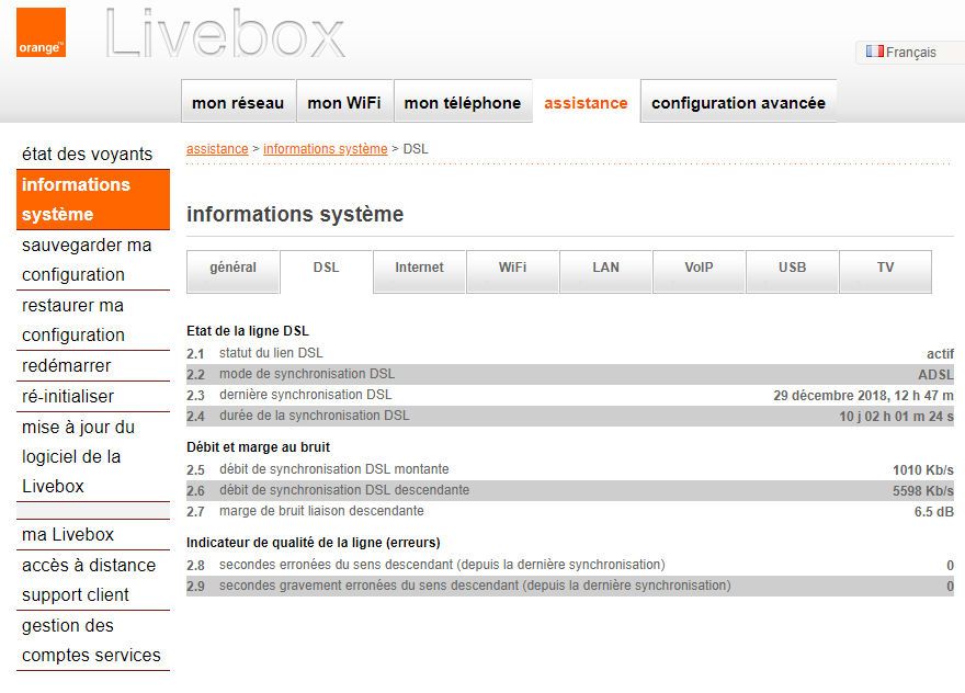 8 janvier 2019 - 5500 kB/s