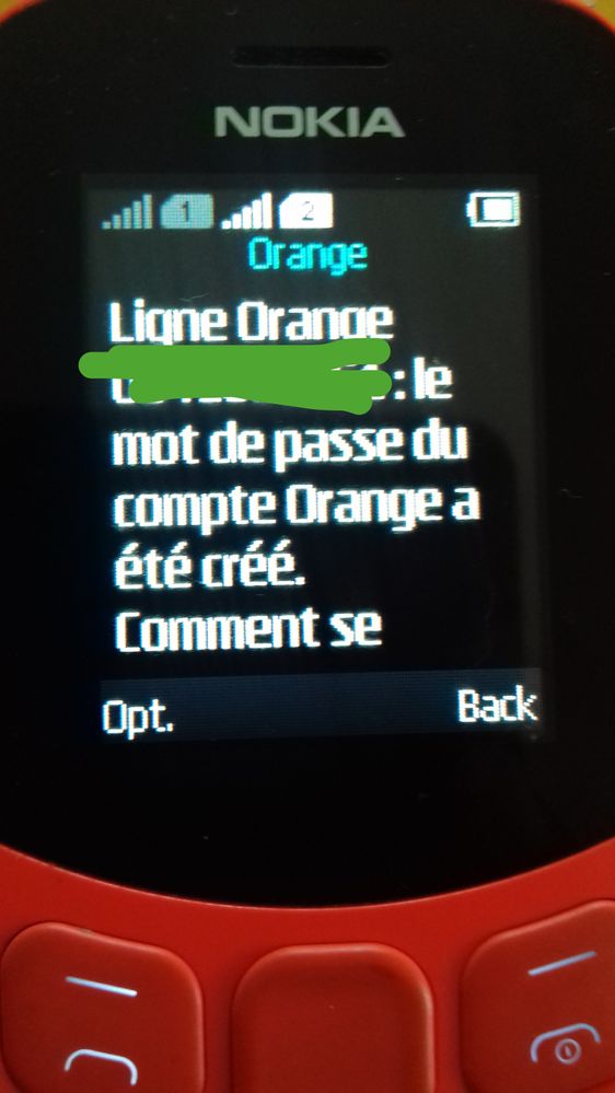 Sms de orange