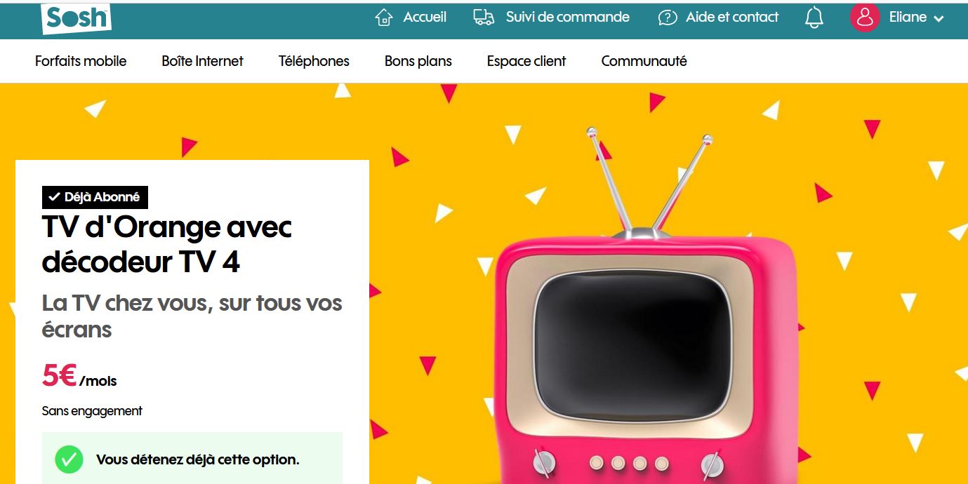 Option Echange Décodeur, changer votre box TV - Orange
