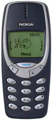 Le Nokia 3310 dans sa robe bleu nuit