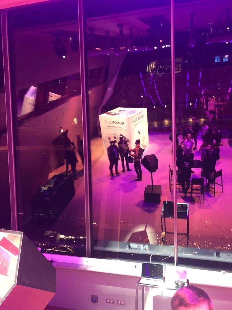 La salle de réception.