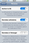 reglage 3G