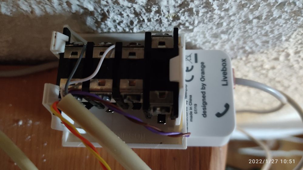 Raccordement intérieur