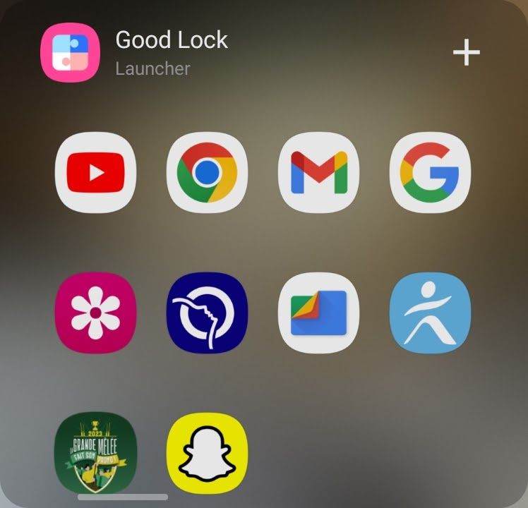 Good LLuck (hack officiel de Samsung pour avoir plus d'appli sur l'ecran auxiliaire)