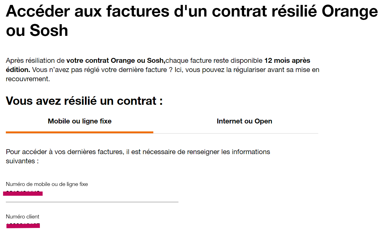 IMPOSSIBLE D AVOIR UNE FACTURE POUR MON S JOUR visual data 2