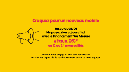 Exclu web : Shuper cadeau de Noël : Financement Sur Mesure à taux 0%